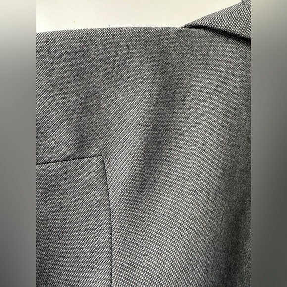 Anne Klein Petite Gray Feminine Lightweight Lined Blazer Work Jacket Women’s 12P - Picture 6 of 11